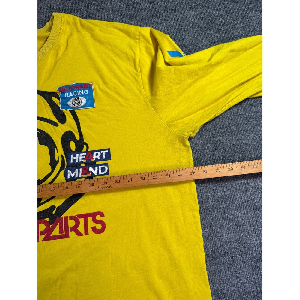 Billionaire Boys Club Asteroid Racing Shirt Mens XXXL Yellow Long Sleeve Graphic - Picture 12 of 14